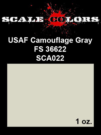Boxart USAF Camouflage Gray FS36622 SCA022 Scale Colors Boxart USAF Camouflage Gray FS36622 SCA022 Scale Colors