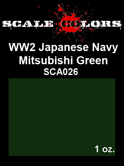 Boxart IJN Mitsubishi Green SCA026 Scale Colors Boxart IJN Mitsubishi Green SCA026 Scale Colors