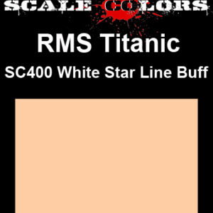 Boxart RMS Titanic White Star Line Buff SC400 Scale Colors