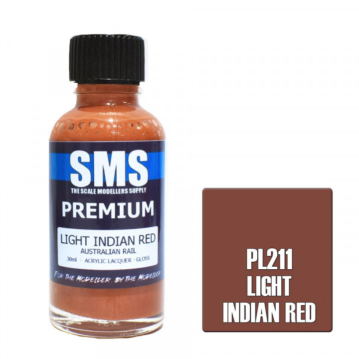 Boxart Premium LIGHT INDIAN RED (Australian Rail) PL211 SMS