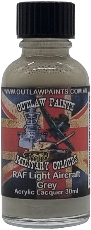 Boxart British Military Colour - RAF Light Aircraft Grey BS381C/627 OP101MIL Outlaw Paints