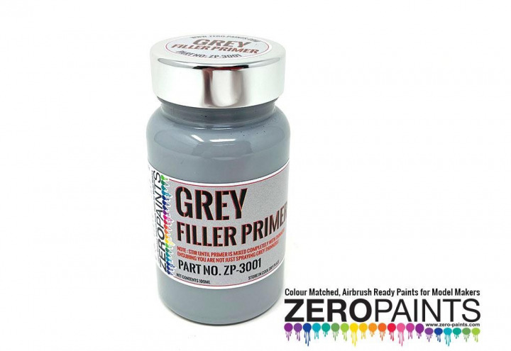 Boxart Grey Primer/Micro Filler Zero Paints Boxart Grey Primer/Micro Filler Zero Paints