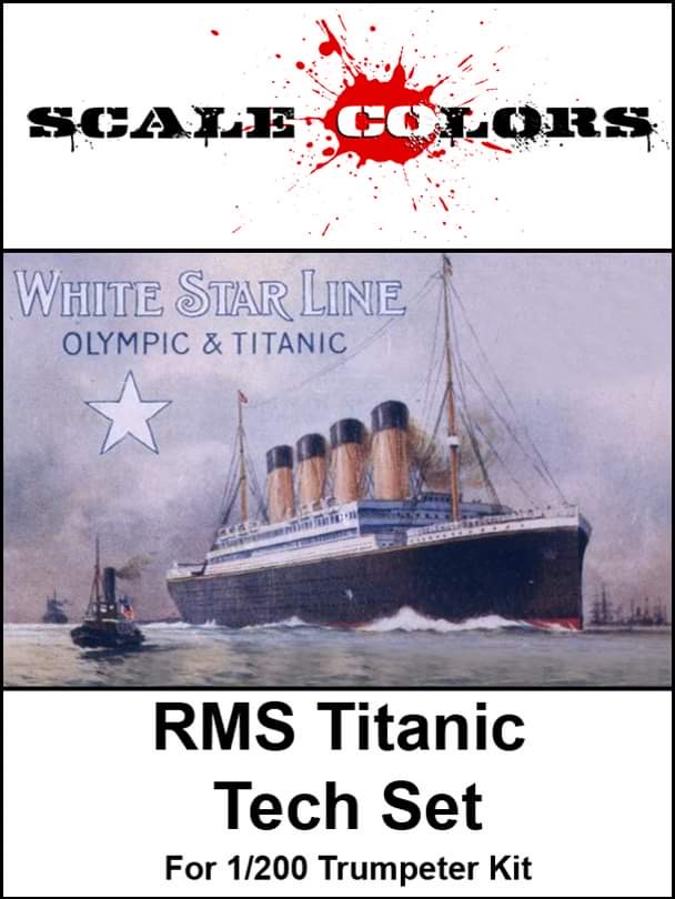 Boxart RMS Titanic Tech Set SC997 Scale Colors Boxart RMS Titanic Tech Set SC997 Scale Colors