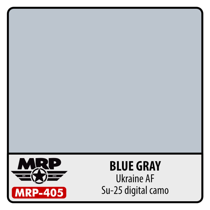 Boxart Blue Grey - Ukraine AF, Su-25, digital camo  MR.Paint