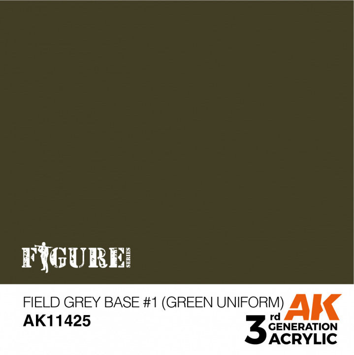 Boxart Field Grey Base #1 (Green Uniform) AK 3rd Generation - Figure Boxart Field Grey Base #1 (Green Uniform) AK 3rd Generation - Figure