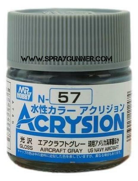 Boxart Aircraft Gray N57 Mr. ACRYSION