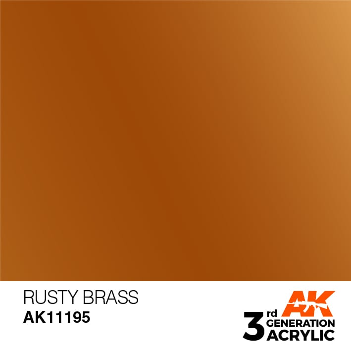 Boxart Rusty Brass - Metallic  AK 3rd Generation