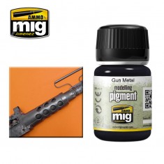 Boxart Modelling Pigment - Gun Metal Ammo by Mig Jimenez Boxart Modelling Pigment - Gun Metal Ammo by Mig Jimenez