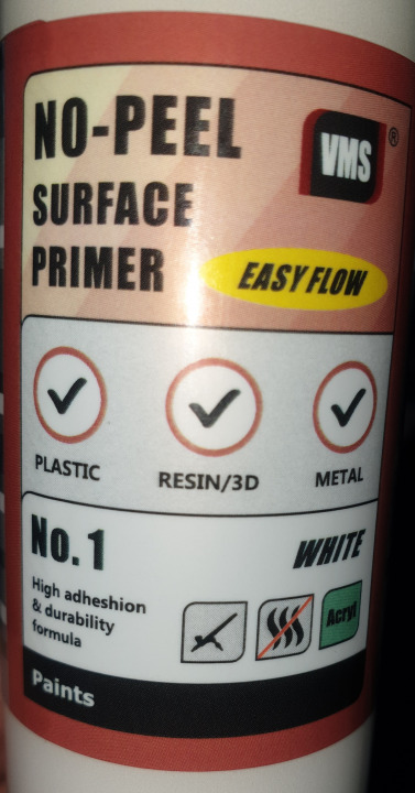 Boxart No-peel surface primer white Vms.pr01 VMS