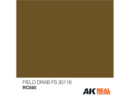 Boxart Field Drab FS 30118 AK Real Colors Boxart Field Drab FS 30118 AK Real Colors