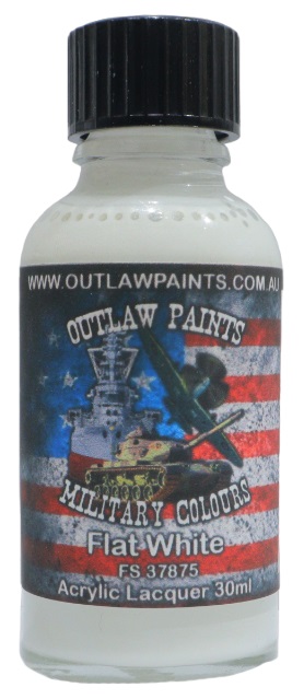 Boxart US Military Colour - Flat White FS37875 OP158MIL Outlaw Paints