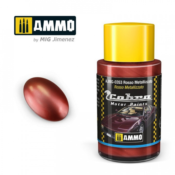 Boxart Rosso Metallizzato  Cobra Motor Paints