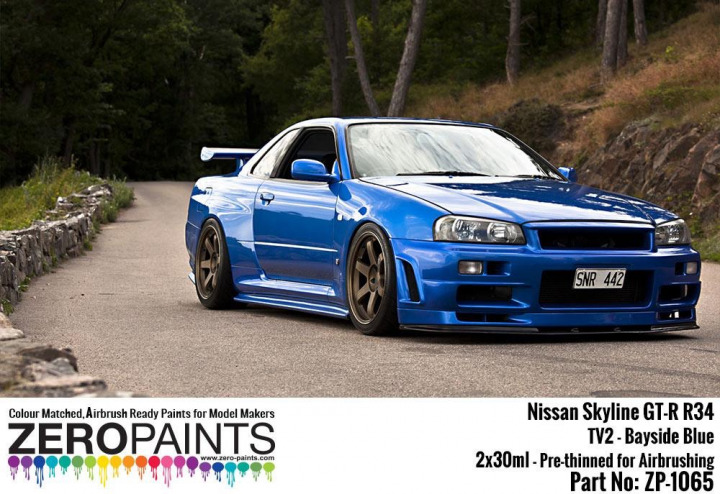 Boxart Nissan Bayside Blue (TV2)  Zero Paints