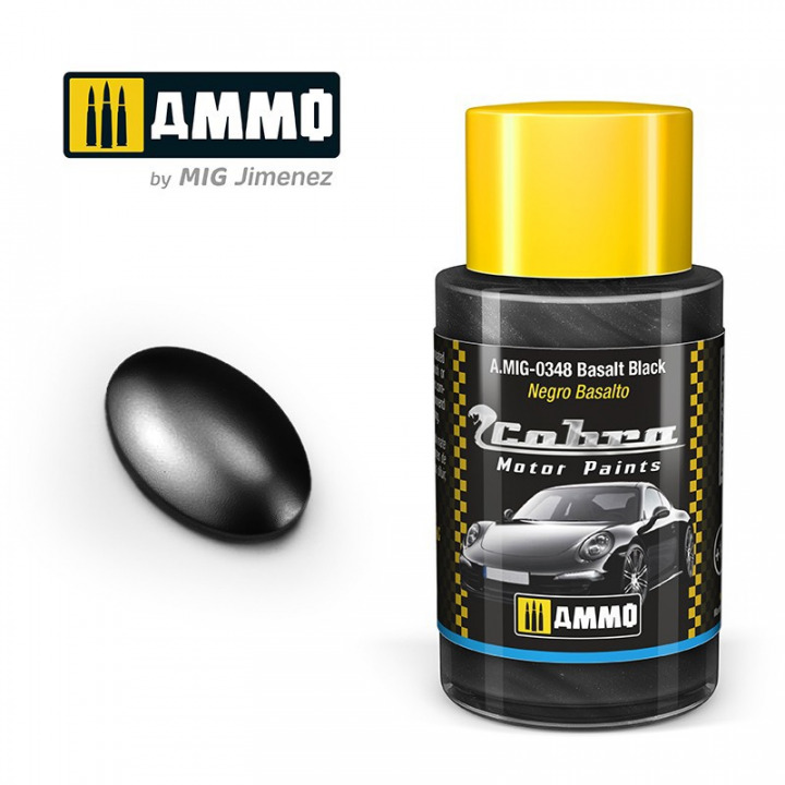 Boxart Basalt Black  Cobra Motor Paints