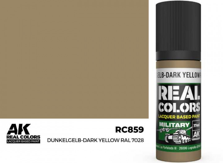 Boxart Dunkelgelb-Dark Yellow RAL 7028 AK Real Colors Boxart Dunkelgelb-Dark Yellow RAL 7028 AK Real Colors