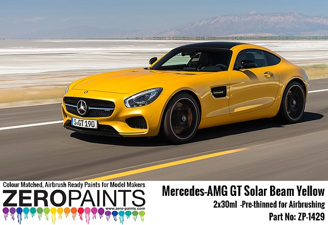 Boxart Mercedes-AMG GT Solar Beam Yellow  Zero Paints