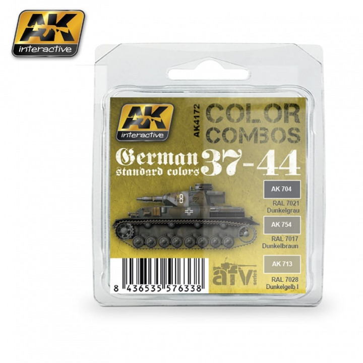 Boxart German Standard Colours 37-44 AK 4172 AK Interactive