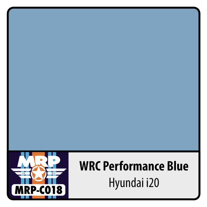 Boxart WRC Performance Blue - Hyundai i20 MRP-018 MR.Paint Boxart WRC Performance Blue - Hyundai i20 MRP-018 MR.Paint