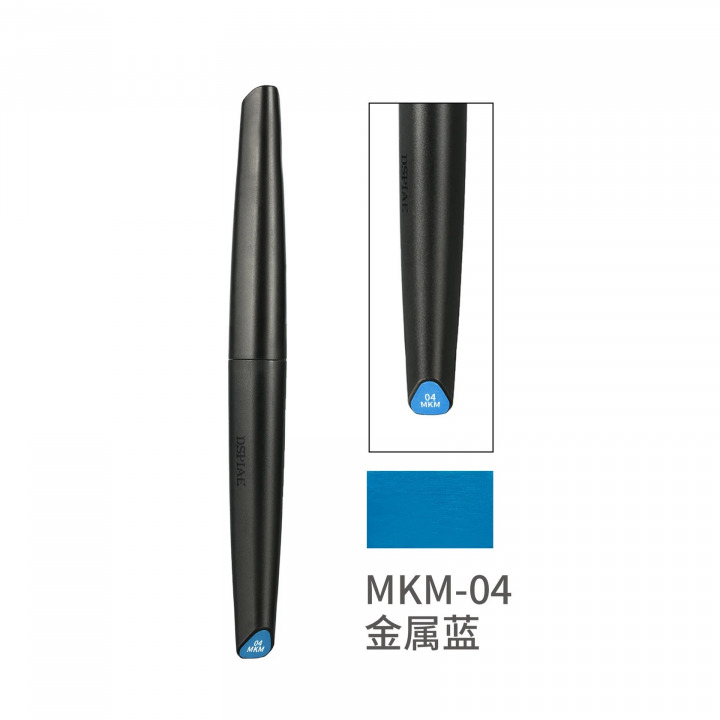 Boxart Soft Tip Acrylic Marker Water Based - Metallic Blue MKM-04 DSPIAE Soft Tipped Markers