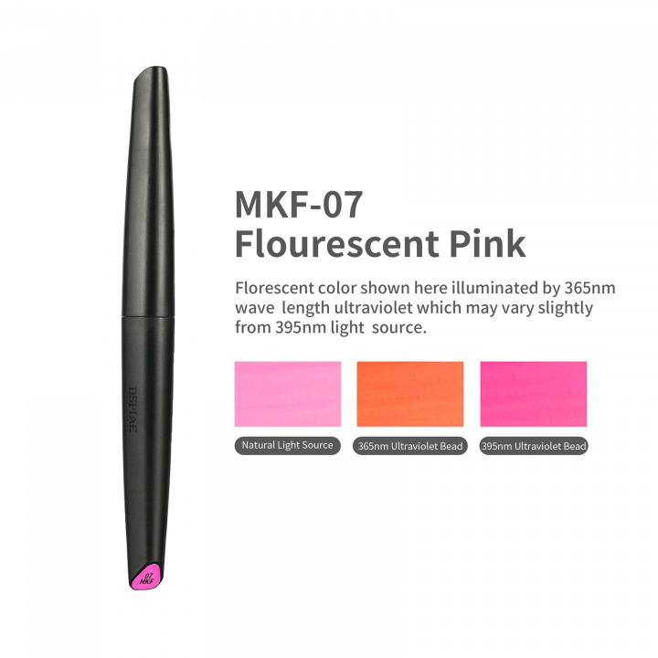 Boxart Soft Tip Acrylic Marker Water Based - Fluorescent Pink MKF-07 DSPIAE Soft Tipped Markers