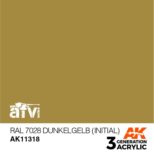 Boxart RAL 7028 Dunkelgelb (Initial) AK 3rd Generation - AFV Boxart RAL 7028 Dunkelgelb (Initial) AK 3rd Generation - AFV