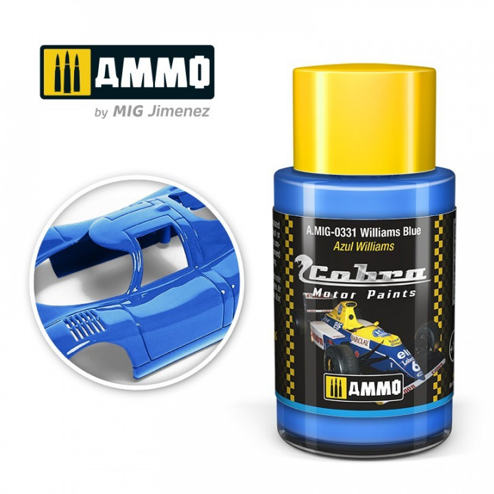 Boxart Williams Blue A.MIG-0331 Cobra Motor Paints