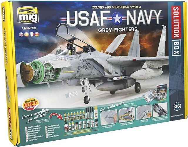Boxart USAF/Navy Grey - Solution Box  Ammo by Mig Jimenez
