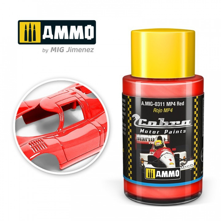 Boxart MP4 Red A.MIG-0311 Cobra Motor Paints