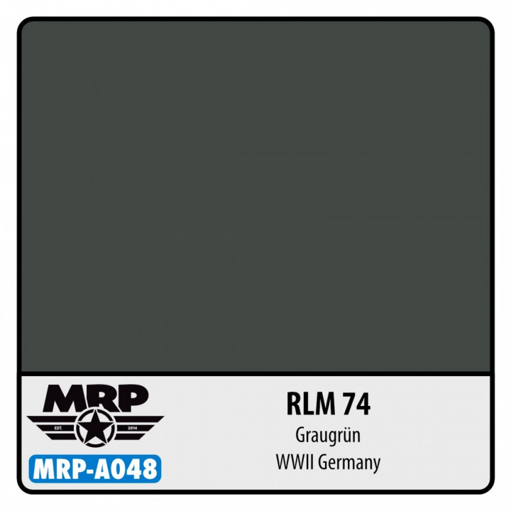 Boxart RLM 74 Graugrun - WWII Germany MR.Paint Boxart RLM 74 Graugrun - WWII Germany MR.Paint
