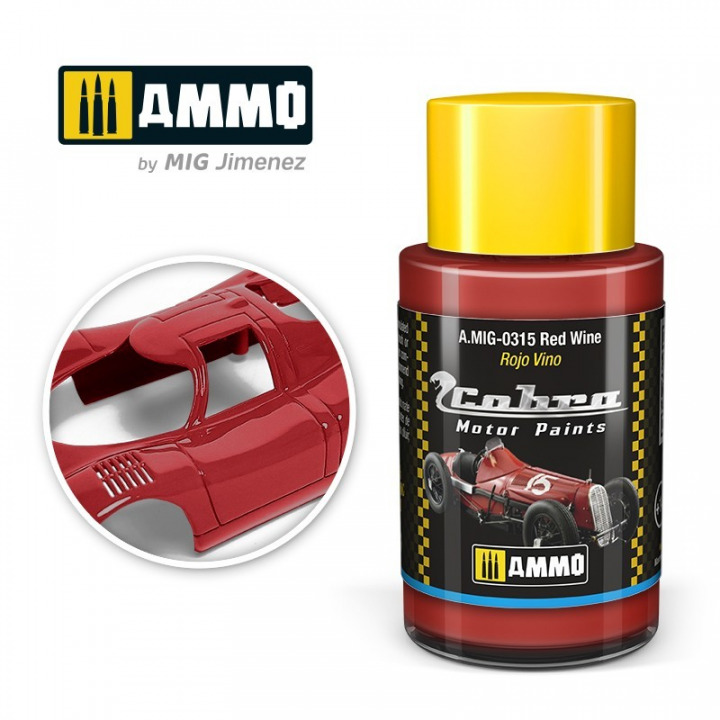Boxart Red Wine A.MIG-0315 Cobra Motor Paints