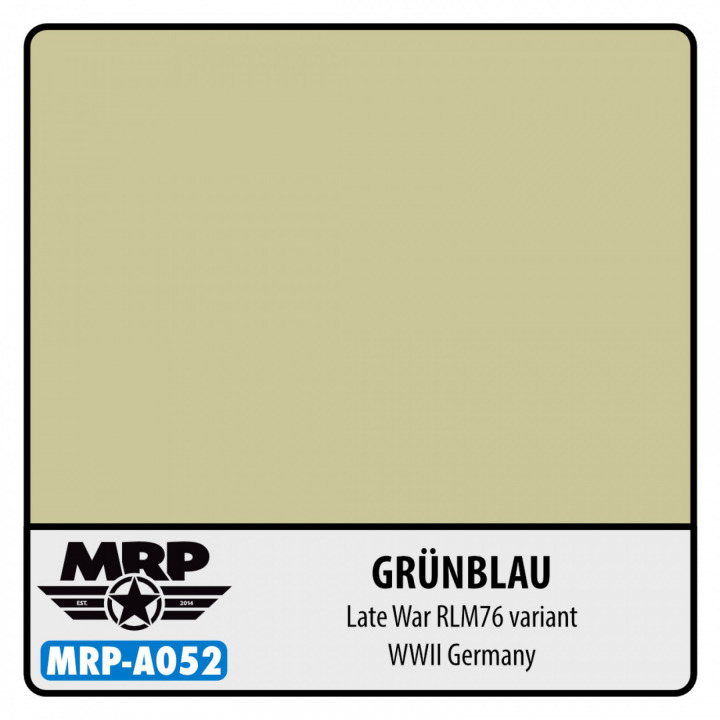 Boxart RLM 76 Grunblau late war variant - WWII Germany  MR.Paint
