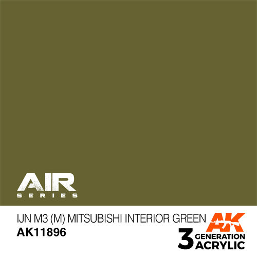 Boxart IJN M3 (M) Mitsubishi Interior Green AK 3rd Generation - Air Boxart IJN M3 (M) Mitsubishi Interior Green AK 3rd Generation - Air