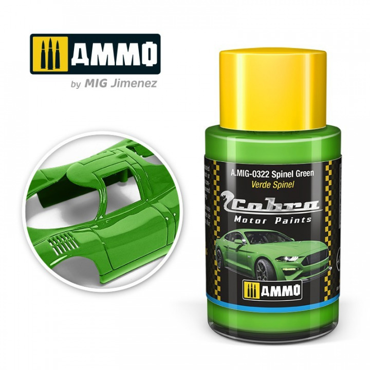 Boxart Spinel Green A.MIG-0322 Cobra Motor Paints