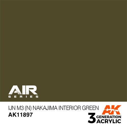 Boxart IJN M3 (N) Nakajima Interior Green AK 3rd Generation - Air Boxart IJN M3 (N) Nakajima Interior Green AK 3rd Generation - Air