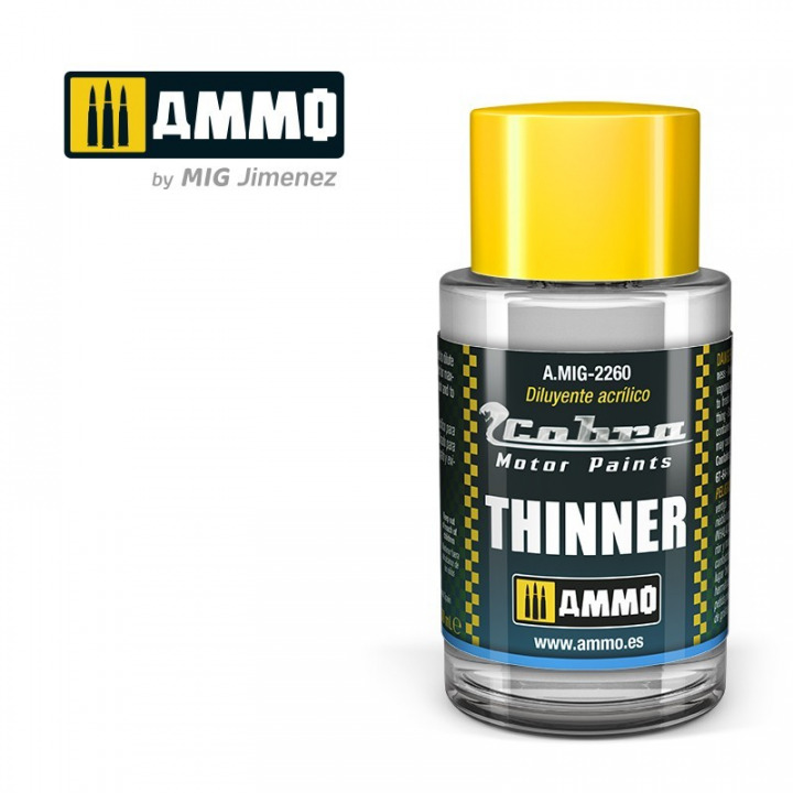 Boxart Acrylic Thinner A.MIG-2260 Cobra Motor Paints