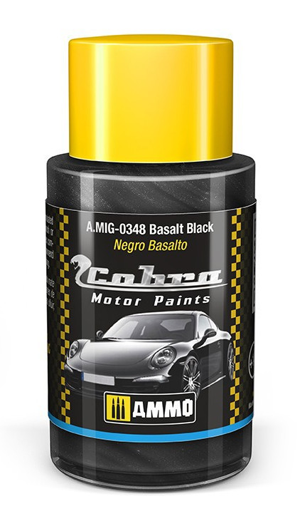 Boxart Cobra Motor Basalt Black A.MIG-0348 Ammo by Mig Jimenez Boxart Cobra Motor Basalt Black A.MIG-0348 Ammo by Mig Jimenez