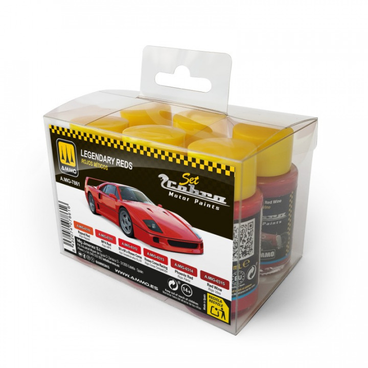 Boxart Legendary Reds A.MIG-7861 Cobra Motor Paints