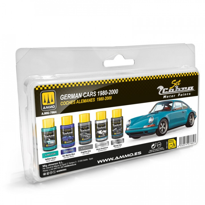 Boxart German Cars 1980-2000 A.MIG-7864 Cobra Motor Paints