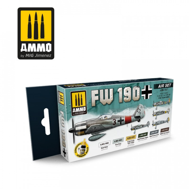 Boxart FW 190 Air Set  Ammo by Mig Jimenez