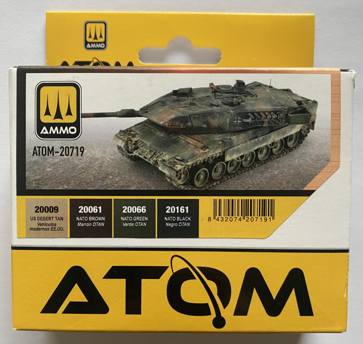 Boxart ATOM NATO Color Set ATOM-20719 Ammo by Mig Jimenez