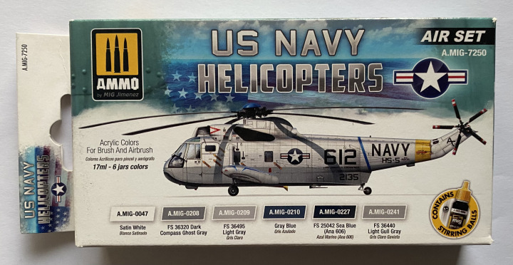 Boxart US NAVY HELICOPTERS 7250 Ammo by Mig Jimenez