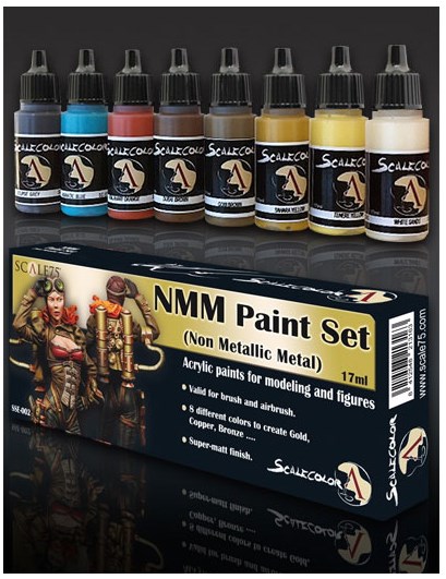 Boxart NMM Paint Set (Gold)  Scale75
