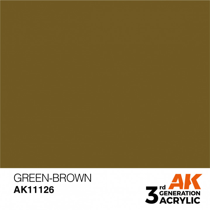 Boxart Green-Brown – Standard AK 11126 AK 3rd Generation Boxart Green-Brown – Standard AK 11126 AK 3rd Generation