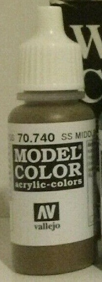 Boxart Middle Brown - Cam. SS 70.740, 740 Vallejo Model Color Boxart Middle Brown - Cam. SS 70.740, 740 Vallejo Model Color