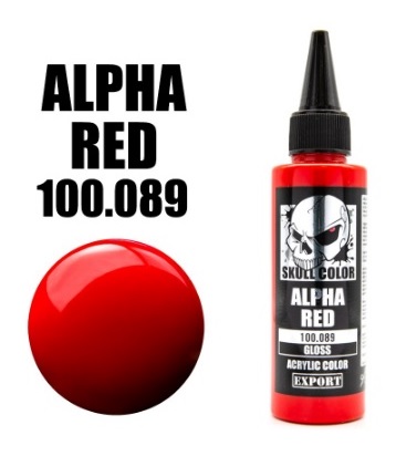 Boxart Alpha Red Gloss 089 Skull Color Gloss