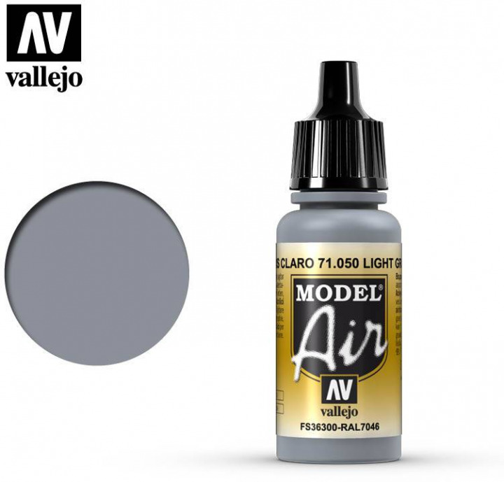 Boxart Light Gray - FS36375 - RAL 7040 71.050 Vallejo Model Air Boxart Light Gray - FS36375 - RAL 7040 71.050 Vallejo Model Air