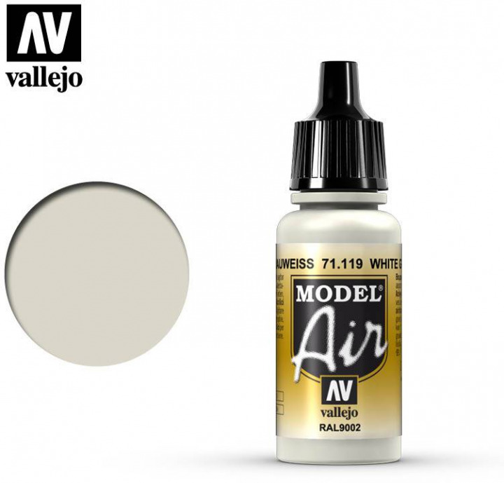 Boxart White Grey - RAL 9002 71.119 Vallejo Model Air