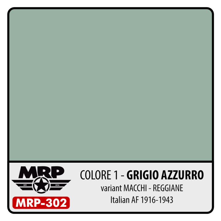 Boxart Colore 1 – Grigio Azzurro – variant Macchi-Reggiane (Italian MR.Paint Boxart Colore 1 – Grigio Azzurro – variant Macchi-Reggiane (Italian MR.Paint