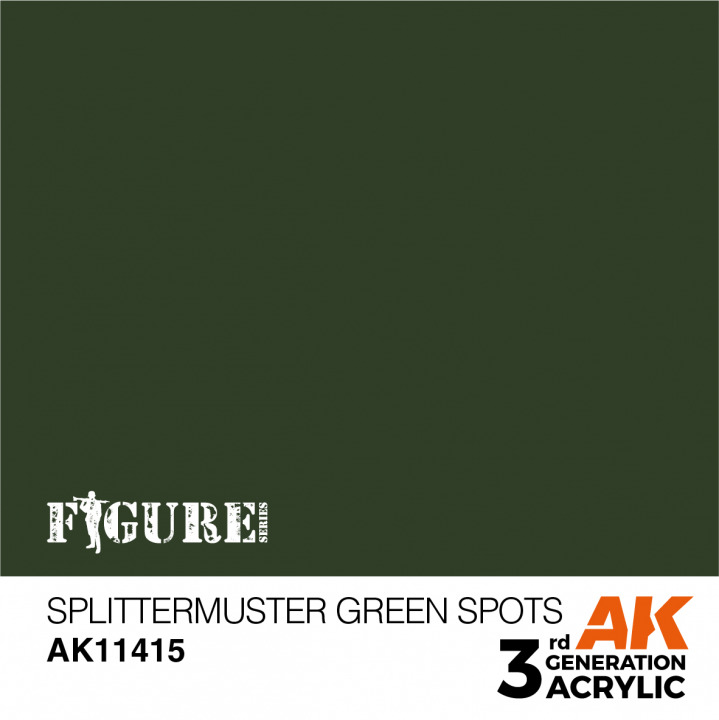 Boxart Splittermuster Green Spots  AK 3rd Generation - Figure