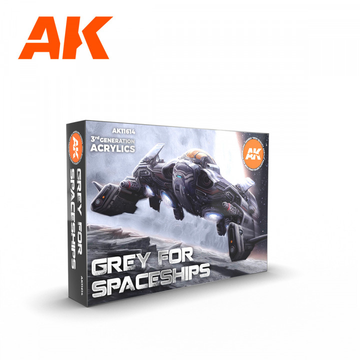 Boxart Grey for Spaceships  AK 3rd Generation